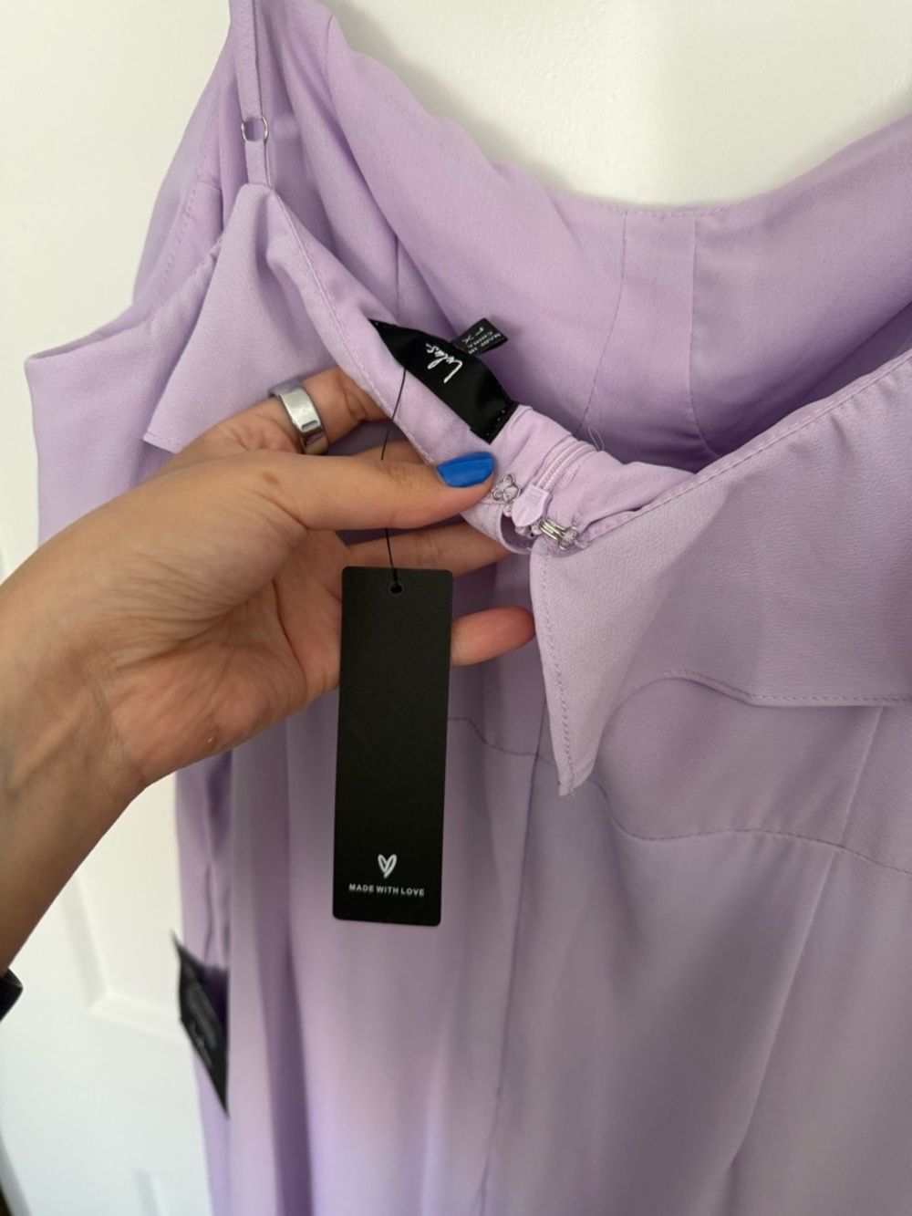 Lulu's Lilac Ruffle Strap Maxi Dress - Picture 7 of 8